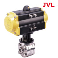 forged cf8m 1000 wog  3 piece  Pneumatic ball valve